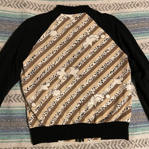 Handmade Bomber Jacket Style Sweater - Picture 2 of 12